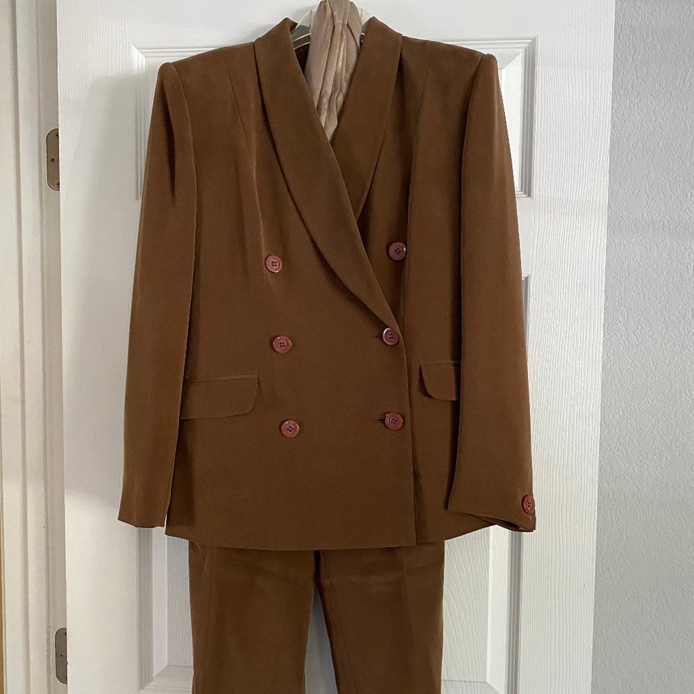 100% Silk Pant Suit
